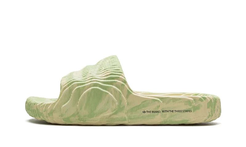 Adidas Adilette 22 Magic Lime St Desert Sand