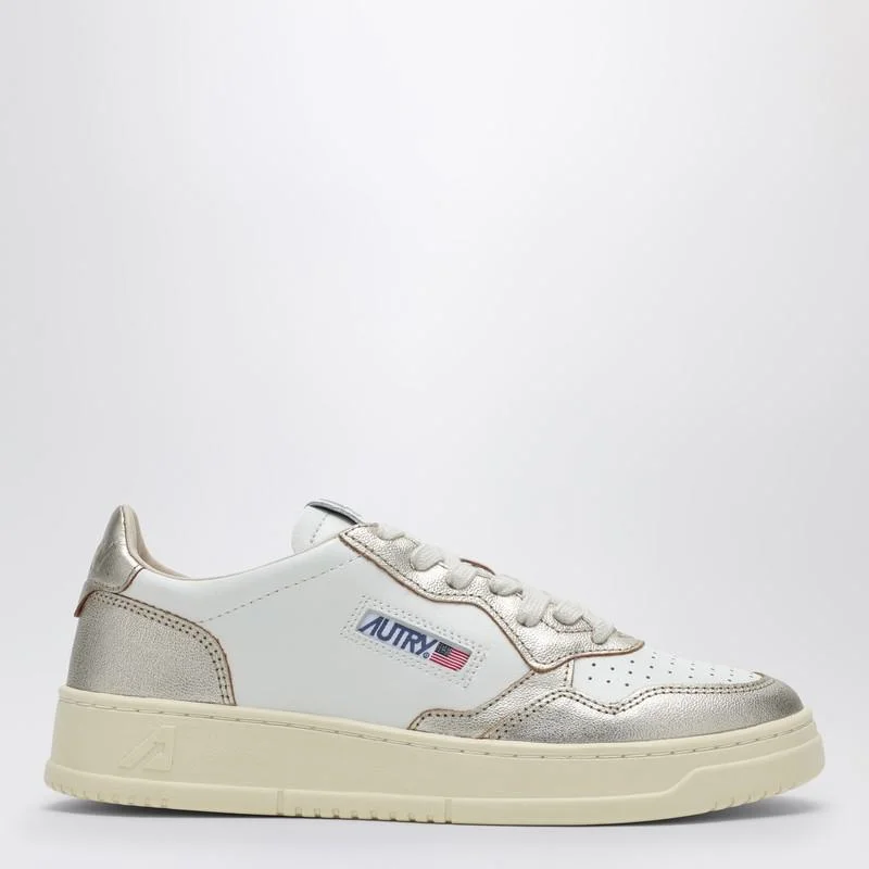 Autry Medalist White/Platinum Trainer