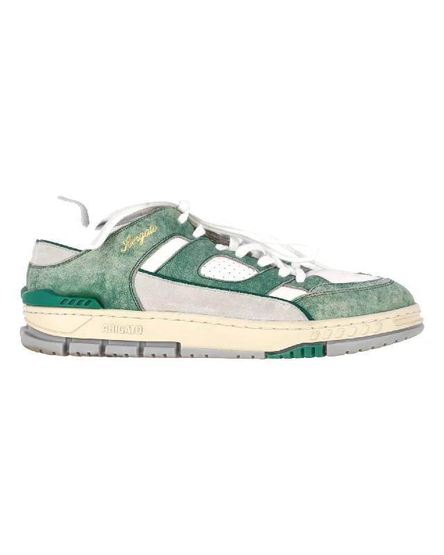 Axel Arigato Area Lo Sneakers in Green Leather