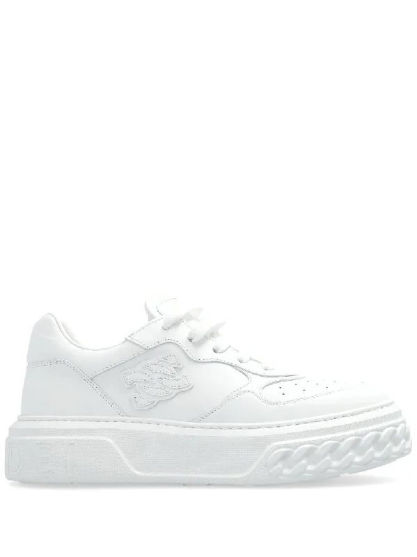 CASADEI Off Road White Leather Sneakers