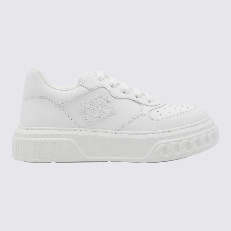 Casadei White Off Road Sneakers