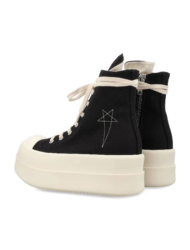 DRKSHDW Urban Skyline High-Top Canvas Sneakers with Double Platform