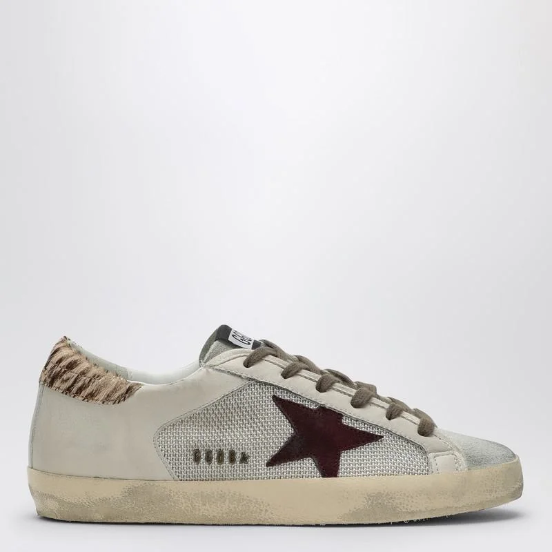 Golden Goose Super-Star Sneaker With Pony Skin Insert