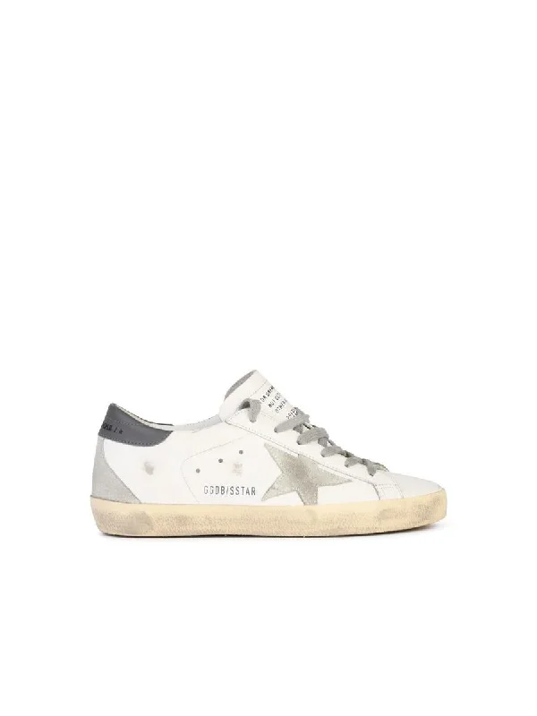 Golden Goose White Leather Sneakers