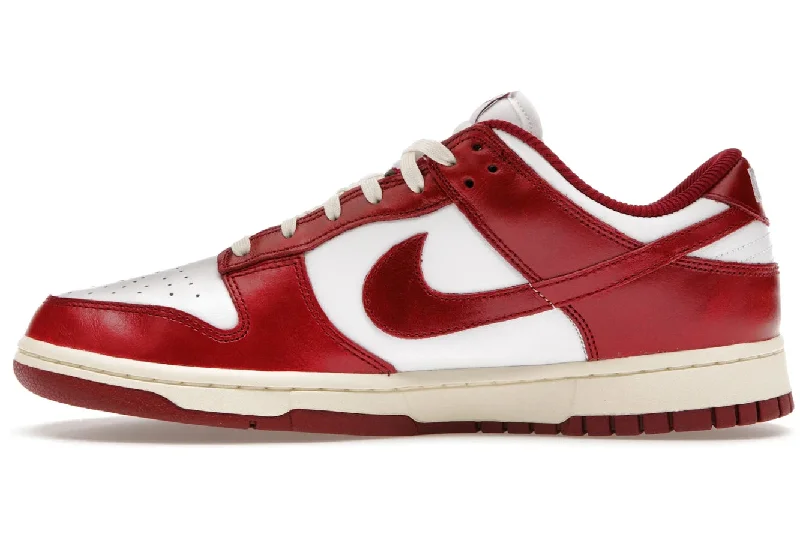 Nike Dunk Low PRM Vintage Team Red