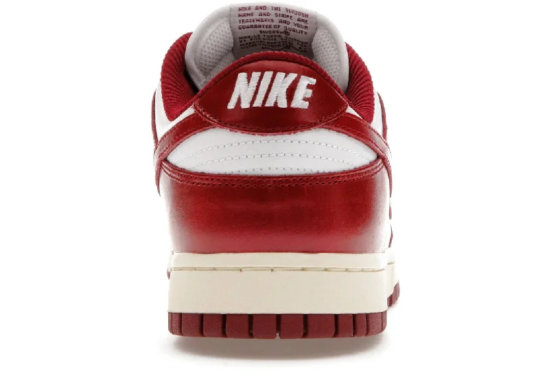 Nike Dunk Low PRM Vintage Team Red