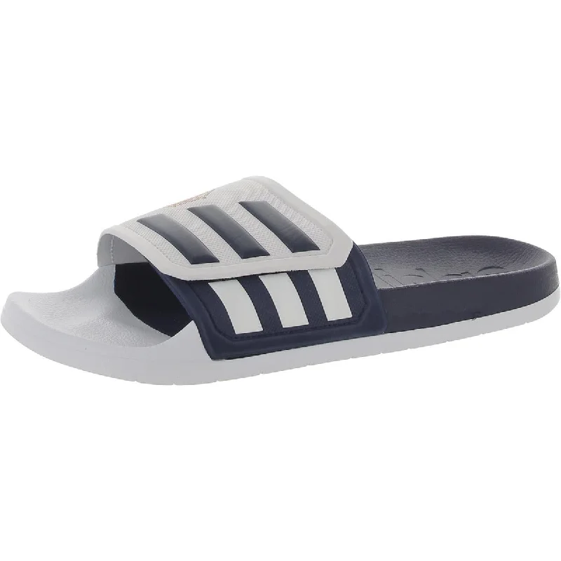 Adidas Mens Adilette TND Adjustable Slip-On Pool Slides