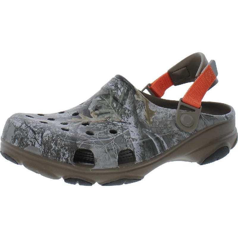 Crocs Mens Classic All Terrain Camouflage Manmade Sport Sandals