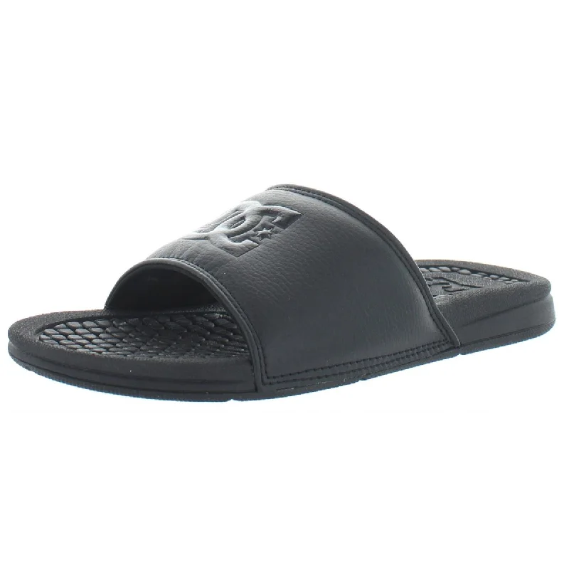 DC Shoes Bolsa Men's Logo Print Slip On Casual Slide Sandals