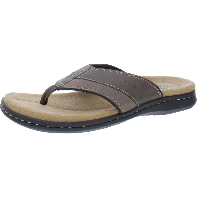 Dockers Mens Laguna Slip On Flat Flip-Flops