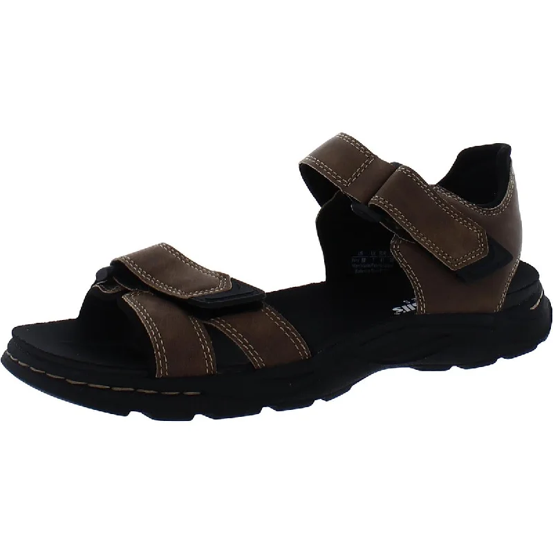 Dr. Scholl's Shoes Mens Henley  Slip On Open Toe Ankle Strap