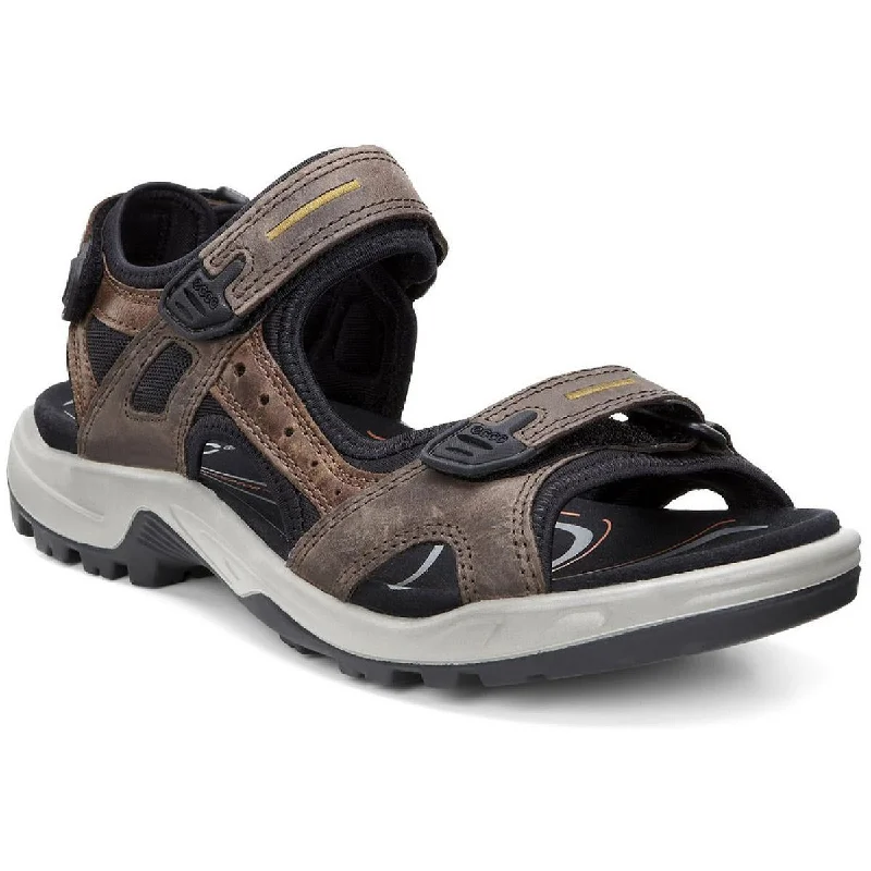 ECCO Mens Yucatan Leather Strap Sport Sandals