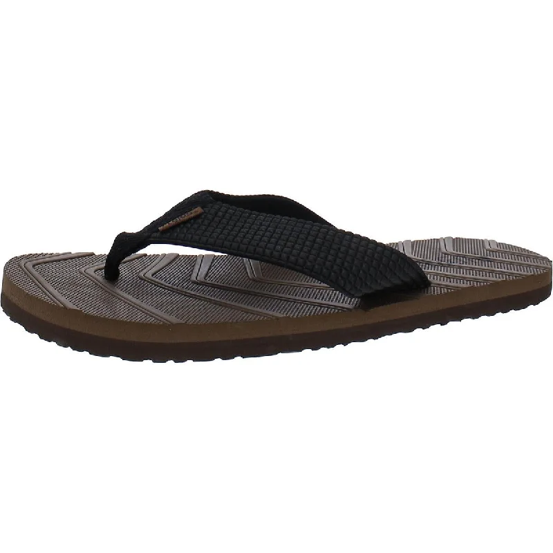 Flojos Mens Liam Textured Manmade Flip-Flops