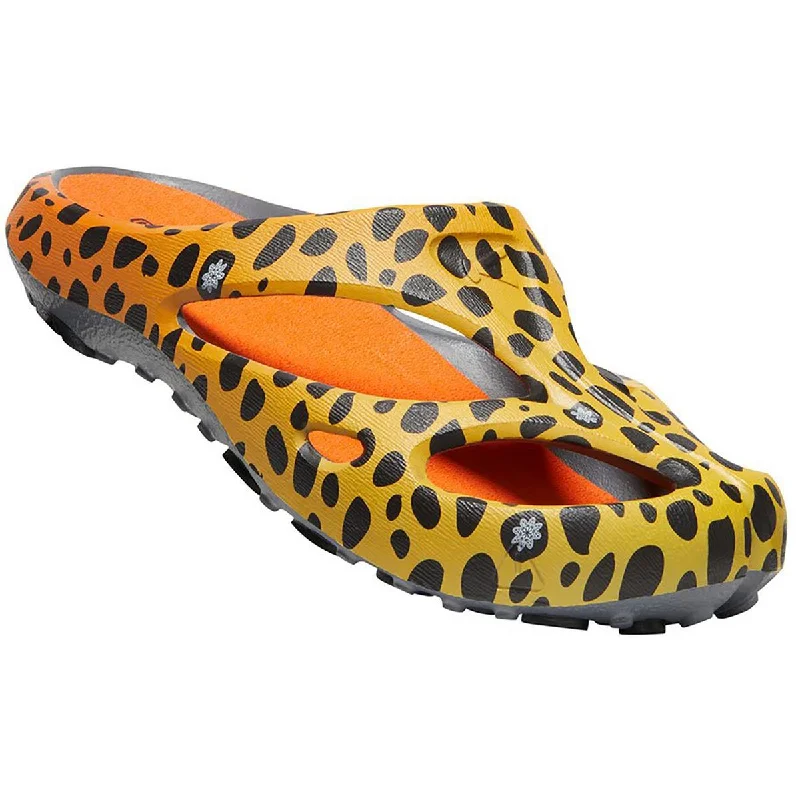 Keen Mens Shanti Arts Animal Print Slip On Mule Sandals