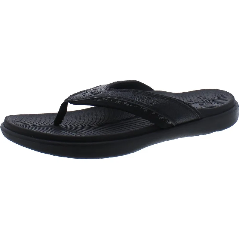 KuaiLu Mens Thong Flat Flip-Flops