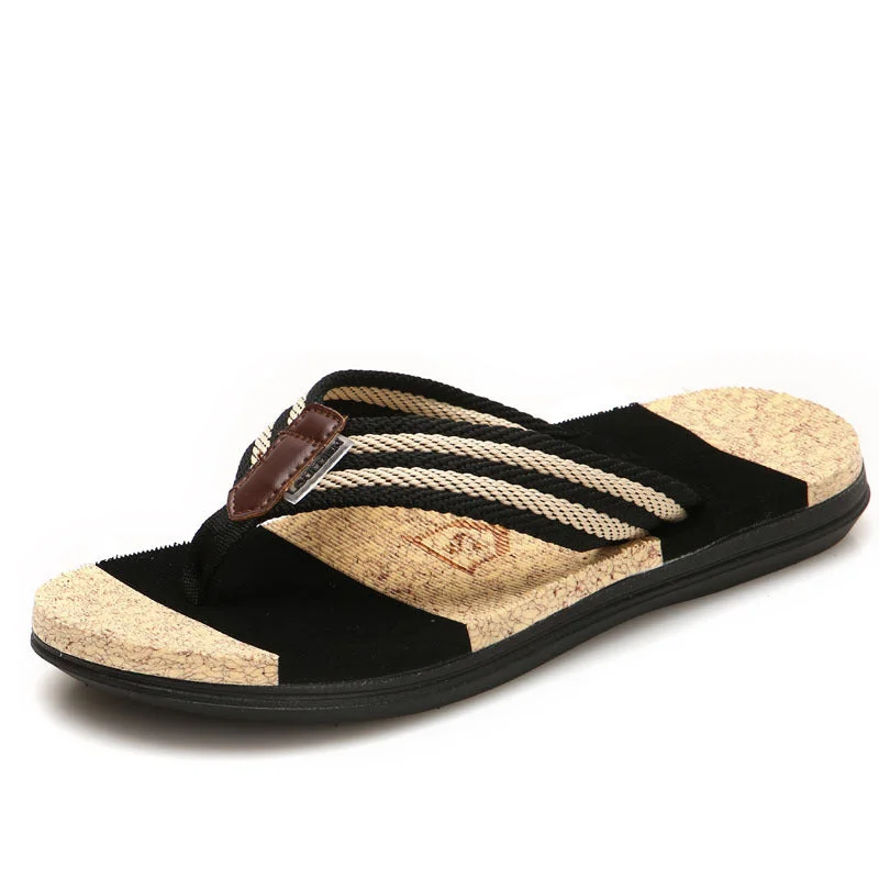 Men's Beach Flip-flops Outdoor Non-slip Rubber Slippers