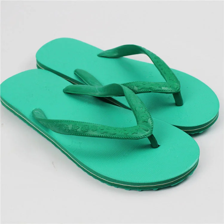 Star Horse Flip Flops (Green) / 10