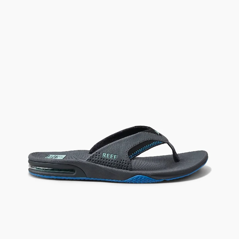 Reef Mens Fanning Gunmetal Ocean