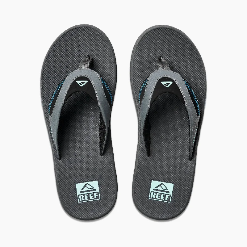 Reef Mens Fanning Gunmetal Ocean