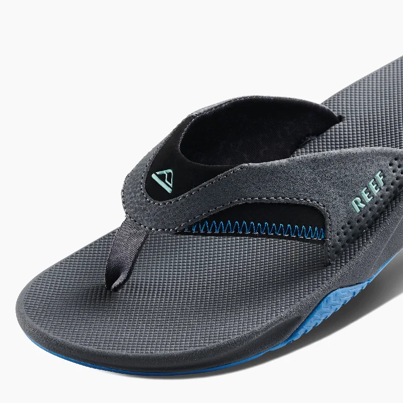 Reef Mens Fanning Gunmetal Ocean