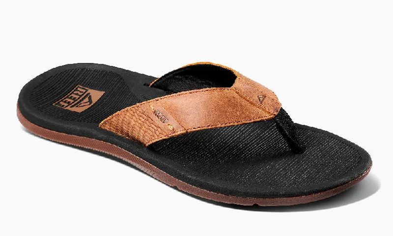 Reef Mens Santa Ana LE Black Tan