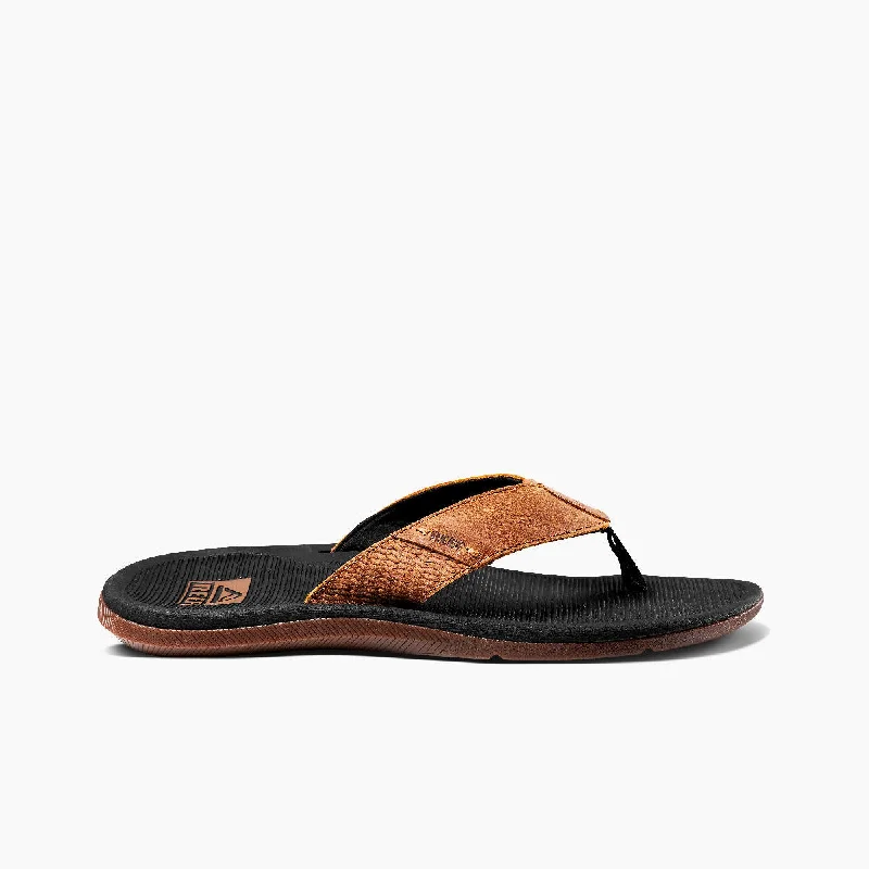 Reef Mens Santa Ana LE Black Tan