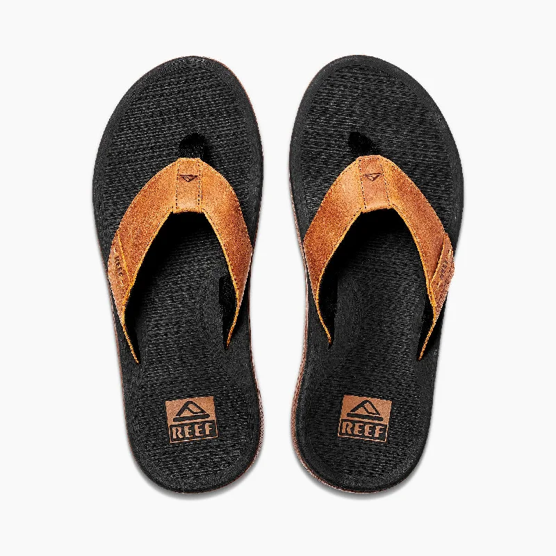 Reef Mens Santa Ana LE Black Tan