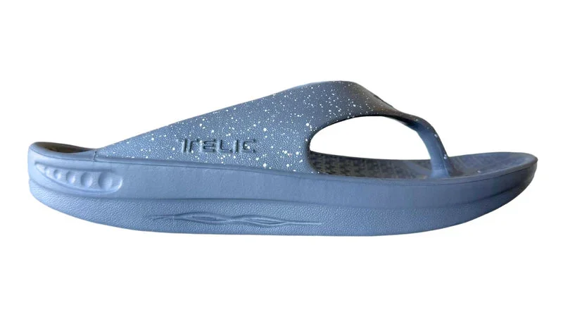 Telic Energy Flip Flop Dolphin Grey White Splash