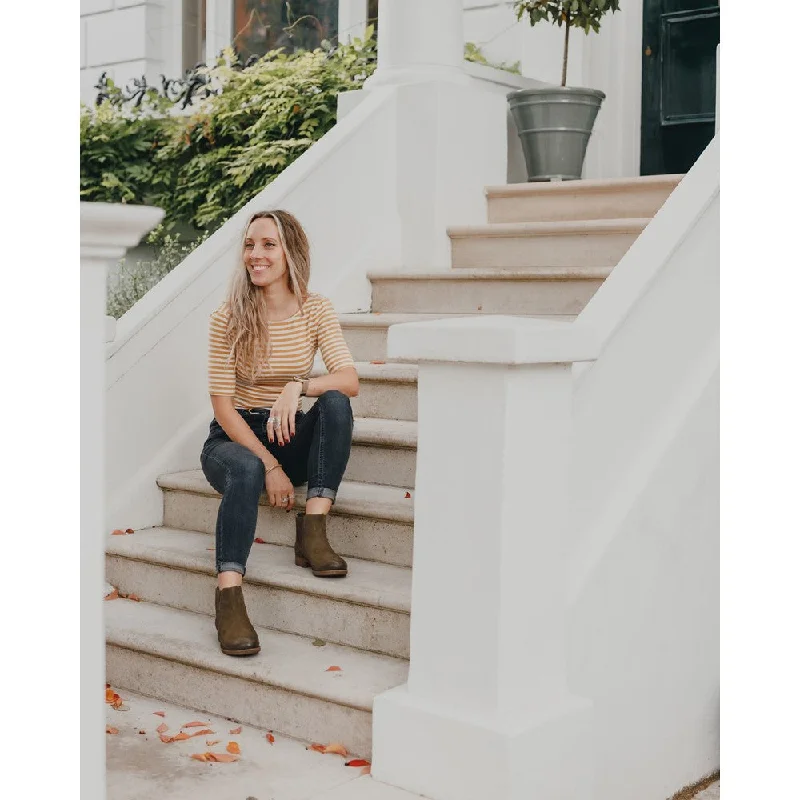 Khaki Edith Chelsea Boots