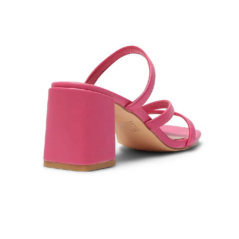 Geisha Heel in Pink Smooth