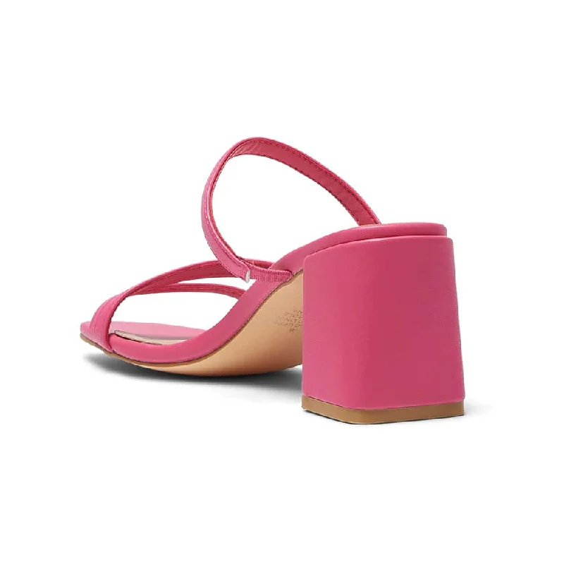 Geisha Heel in Pink Smooth