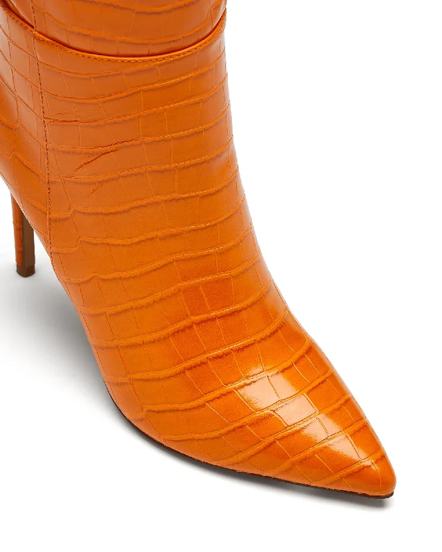 Icon Tall Boot Tangerine Croc