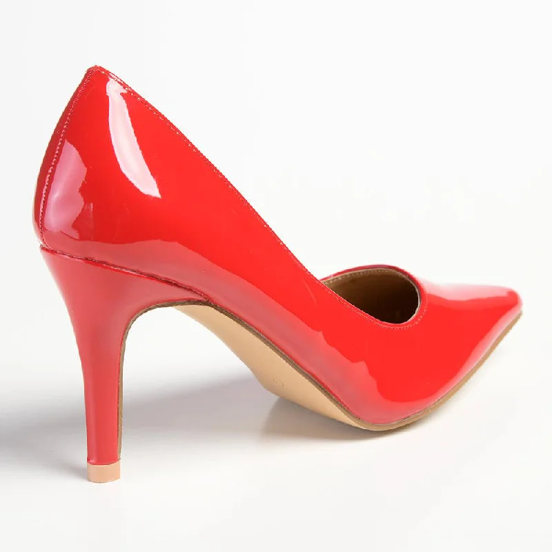 Madison Penny 5 Court Heels - Red