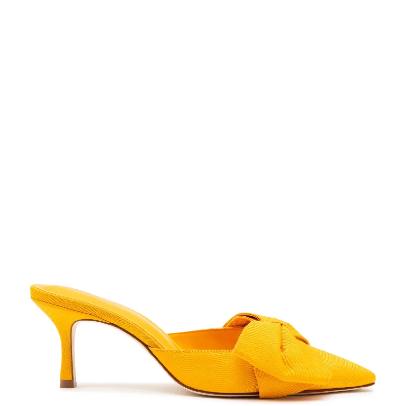 Mini Elle Pump in Mango Fabric