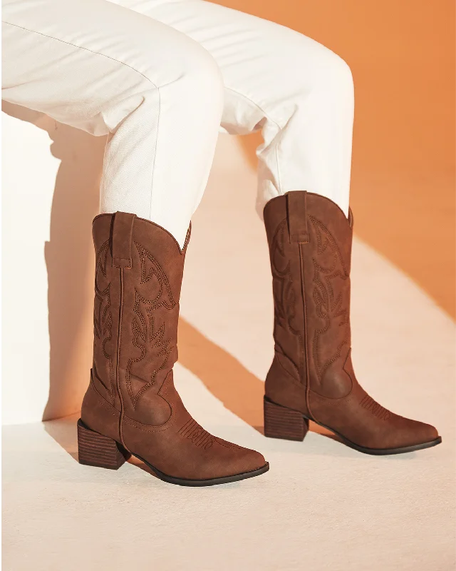 Ranger Cowboy Boot Cocoa