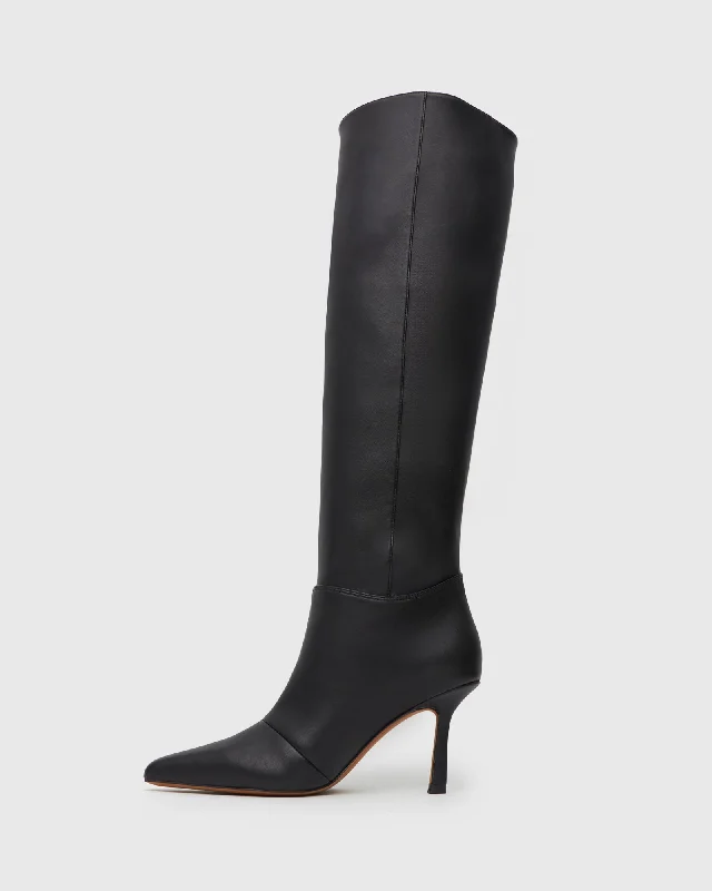 ZORA Pointy Toe Knee-Boots