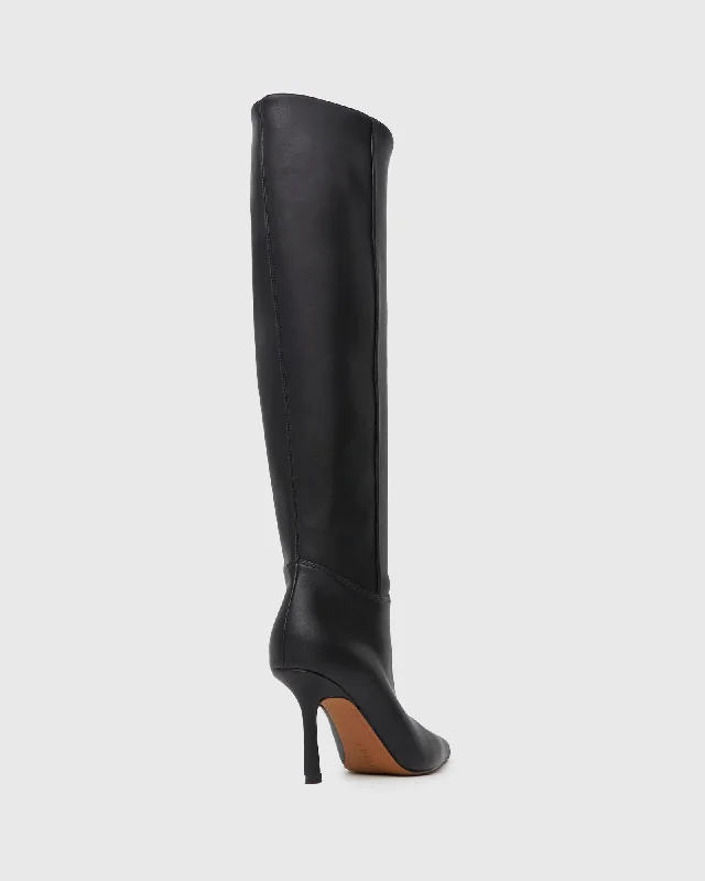 ZORA Pointy Toe Knee-Boots