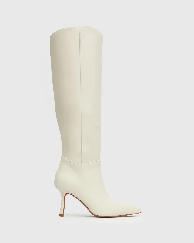 ZORA Pointy Toe Knee-Boots