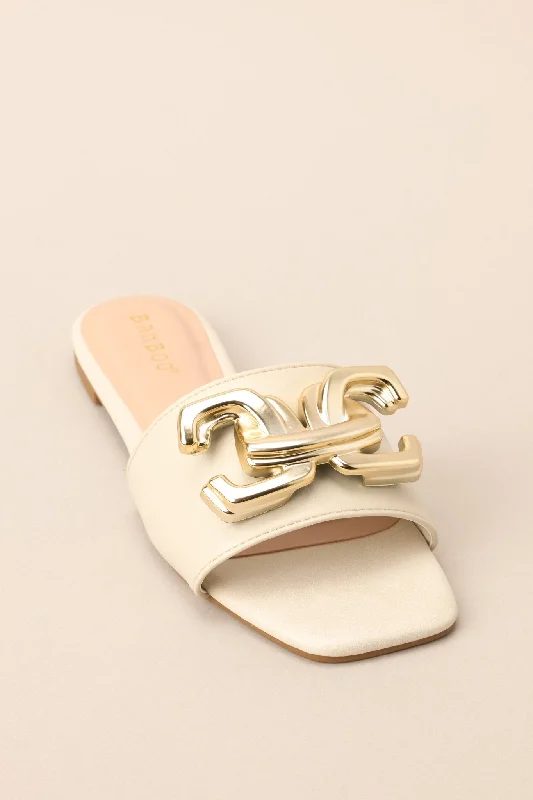 Another One Down Ivory Sandals