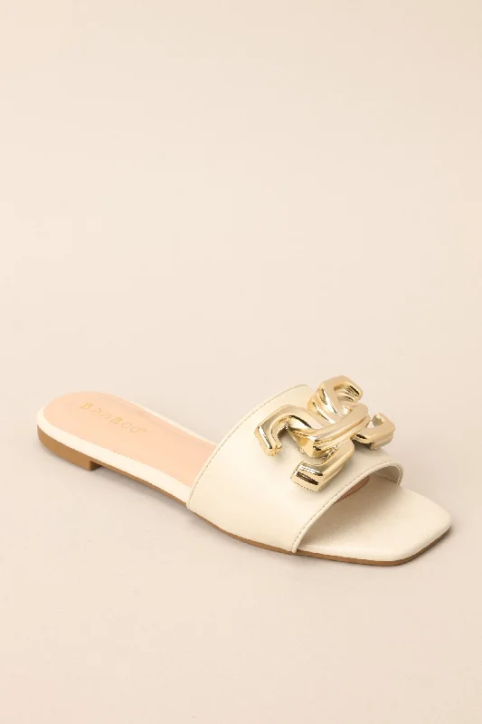 Another One Down Ivory Sandals