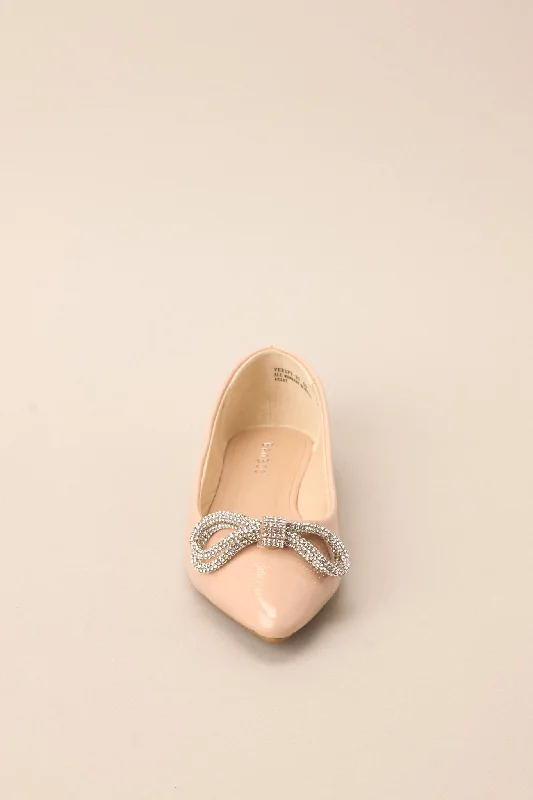 Graceful Glide Nude Ballet Flats