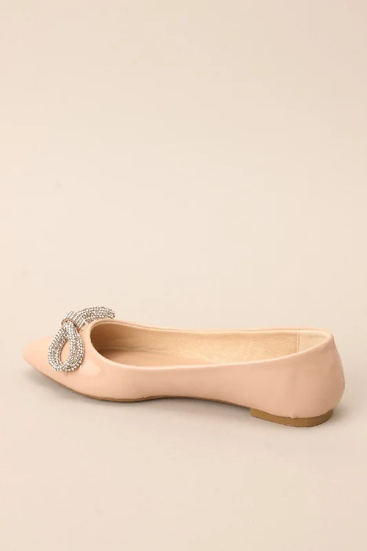 Graceful Glide Nude Ballet Flats