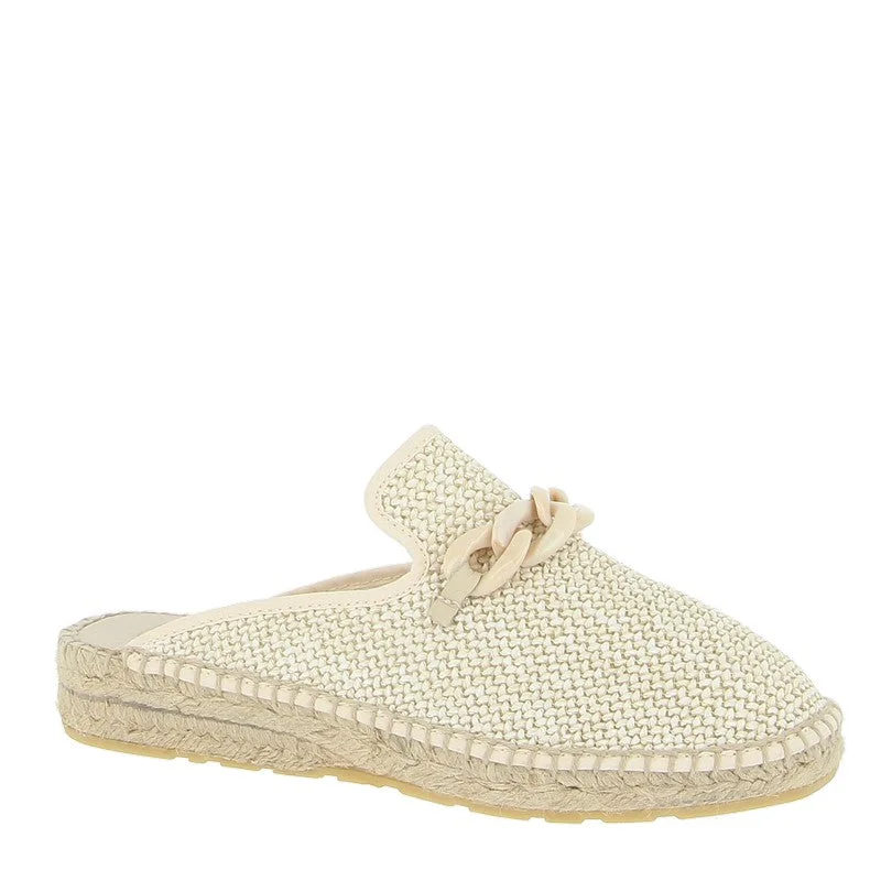 Juncal Aguirre 2522 Beige Espadrille Mule