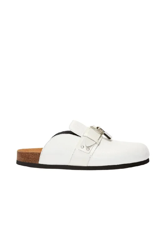 JW Anderson Padlock Loafer - White