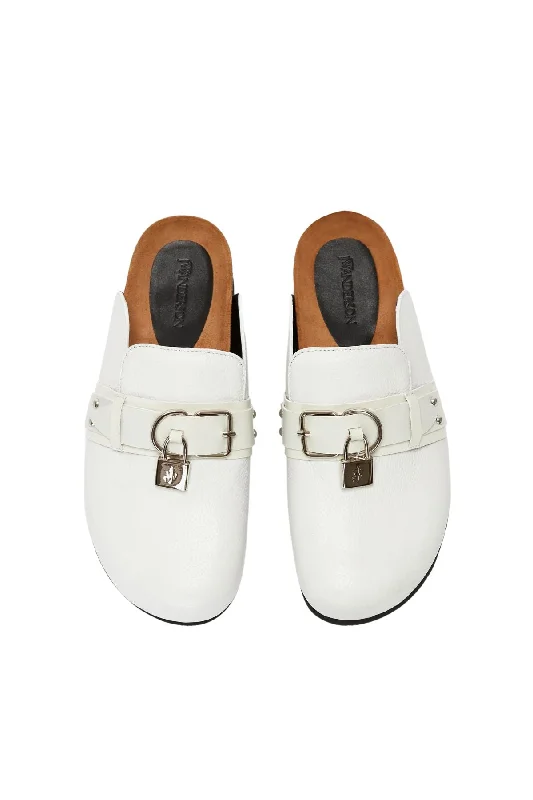 JW Anderson Padlock Loafer - White