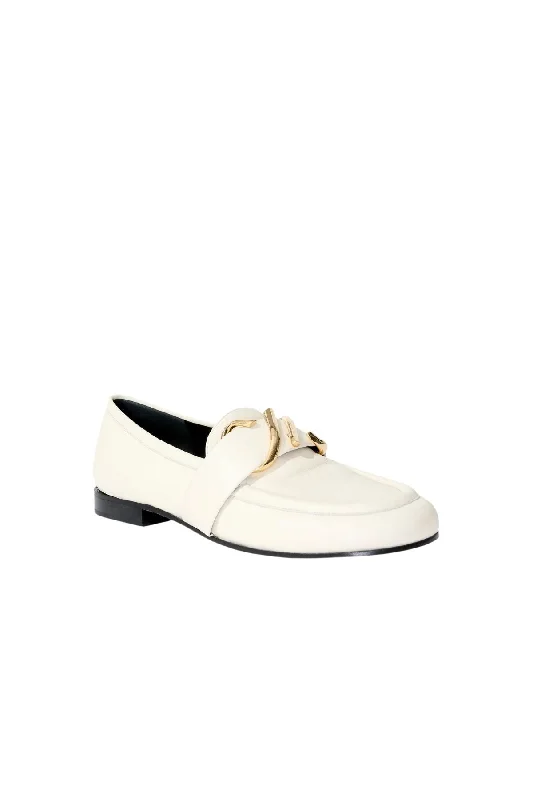 Proenza Schouler Monogram Loafers - Natural