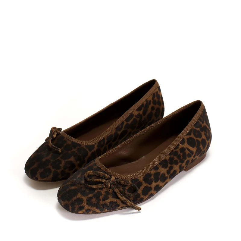 Rhina Calf suede print Leopard