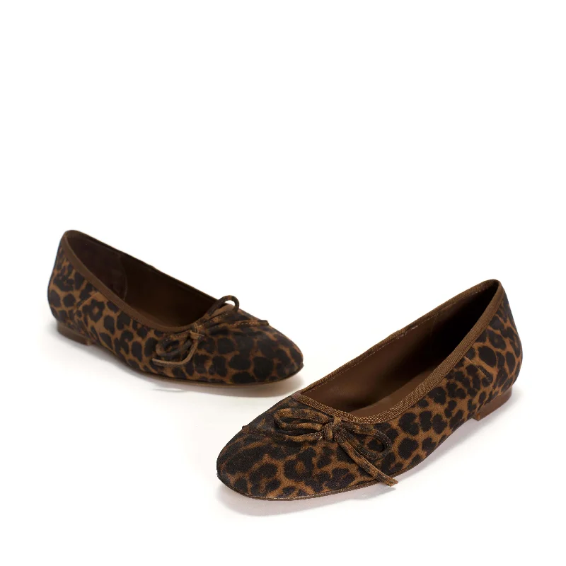 Rhina Calf suede print Leopard