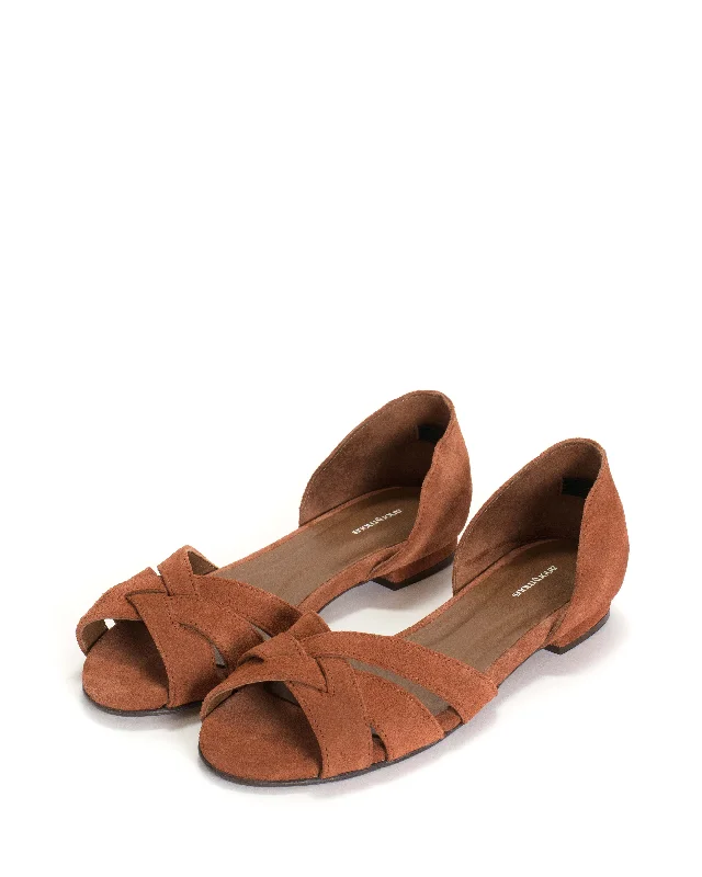 Sanni 20 Calf suede Natural coral