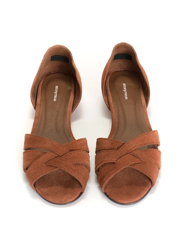 Sanni 20 Calf suede Natural coral